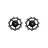 Cema Schaltrollen Shimano 9/10/11-fach, SRAM 10/11-fach Edelstahl - Schwarz