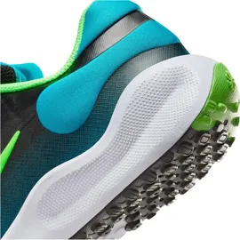 Nike Revolution 7 (GS), black/green strike-football grey 33.5