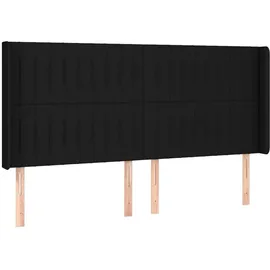vidaXL Boxspringbett 180 x 200 cm Schwarz