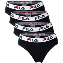 Fila Slip 4er Pack Schwarz XL