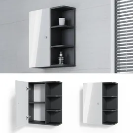 Vicco Badschrank Weiß Hochglanz, 47.2 x 59.2 cm