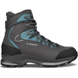 Lowa Damen Mauria Evo GTX Trekkingstiefel, 8.5 - ANTHRAZIT/TUERKIS