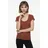 Vero Moda VMCHLOE CS SHORT U-NECK NOOS Braun M