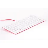 Raspberry Pi USB Tastatur FR rot/weiß