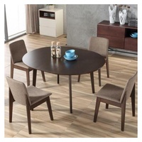 JVmoebel Esstisch, Rund Tisch Ess Zimmer Holz Runde Tische Designer Italienische Möbel braun