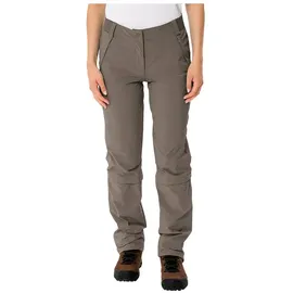Vaude Farley Stretch Capri T-Zip III Zip-Off-Hose Braun 34