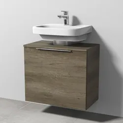 Sanipa 3way Universal-Waschtischunterbau 60 cm, 1 Auszug, mit Aufsatzgriff, Badmöbel,