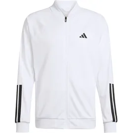 adidas Club Tennis 3-Streifen Knitted Trainingsjacke Herren Jacke, weiß - white