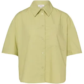 s.Oliver Boxy Popeline-Bluse mit Brusttasche grün XL
