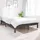 vidaXL Massivholzbett 180 x 200 cm Grau