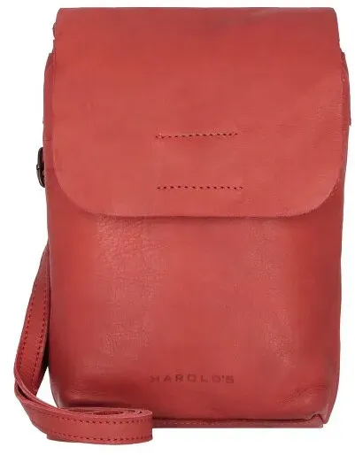Harold's Submarine Umhängetasche Leder 15 cm  rot