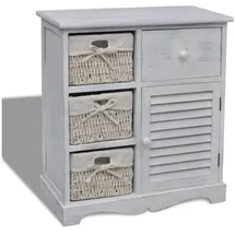 vidaXL Regal 60 x 63 x 30 cm Weiß