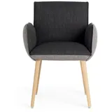Mobitec Stuhl Soft Stoff Grau Anthrazit /