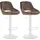 CLP Barhocker Milet 85 x 47 x 48 cm Braun/Weiß