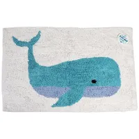 Rex London Badematte aus Baumwolle mit Wal-Motiv