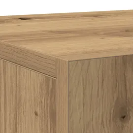 vidaXL Sideboard mit 3 Türen Artisan Eiche 90x34x80 cm Holzwerkstoff