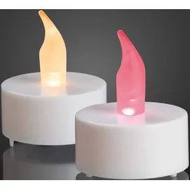 Hellum LED-Teelichter-Set 5 cm 10 St. weiß