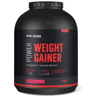 Body Attack Power Weight Gainer Erdbeere Pulver 4750 g