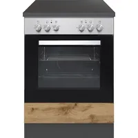 kochstation Herdumbauschrank KS-Mali 60 x 60 x 85 cm Braun