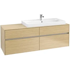 Villeroy & Boch Collaro Waschbeckenunterschrank C03000VJ 160 x 55 cm Nordic Oak