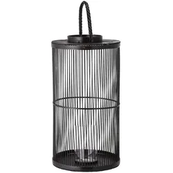 Bloomingville Laterne Effie, Ø29 x H50.5cm, schwarz