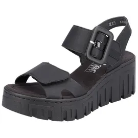 Rieker Keilsandalette Damen Schwarz 40