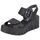 Rieker Keilsandalette Damen Schwarz 40