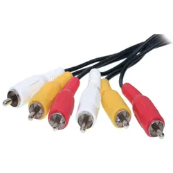 ShiverPeaks BASIC-S 3x RCA - 3x RCA 5.0m, 3 x RCA, Männlich, 3 x RCA, Männlich,