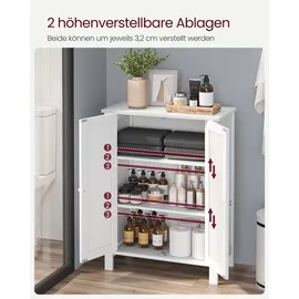 VASAGLE Badschrank BCB60W weiß 60,0 x 30,0 x 80,0 cm