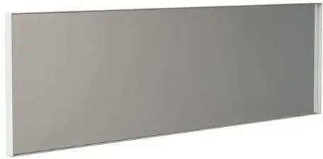 frost UNU Wandspiegel 4137 mit Rahmen 1400 x 500mm, weiß matt - weiß matt