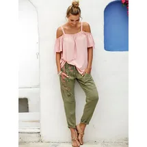 Witt Weiden Bluse Kurzarm Rosa 38