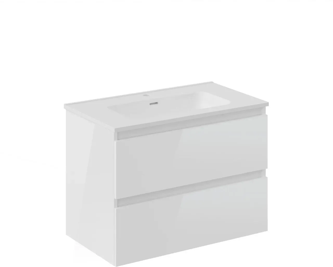 Cosmic Bbest Schrank mit 2 Schubladen Und Porzellanwaschbecken, Wjb010p2815229 WJB010P2815229