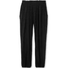 sheego Schlupfhose Jersey schwarz 50