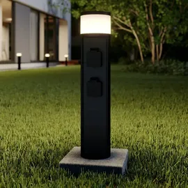 LUCANDE LED Außenleuchte Corban aus Aluminium