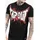 TapouT Herren T-Shirt normale Passform Splashing schwarz|rot 2XL