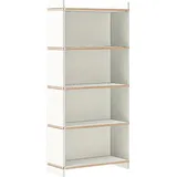Tojo Mehrzweckregal TOJO "mehrfach", weiß, vierfach Grundmodul (B/T/H): 70/36/156cm, MDF, Regale, Mehrzweckregal Standregal, verschiedene Module, die miteinander kombiniert werden können