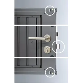 Biohort HighLine H3 2,57 x 2,17 m dunkelgrau-metallic Einzeltür