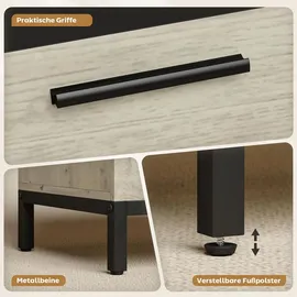 Homcom Sekretär-Schreibtisch mit Regalen und Schrankfach 100 cm Naturholz | Gr.: onesize