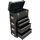 Metall Werkzeugtrolley B2-B BLACK EDITION mit Schubladenverriegelung und Schloss