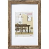 walther design Bilderrahmen nussbaum 40 x 50 cm mit Kunstglas 40x50 - Braun