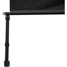 Mendler Vertikalmarkise 250 x 180 cm Schwarz
