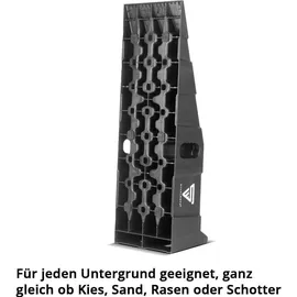 STAHLWERK Stufenkeil GT-15 ST 2er Set mit 6 t Tragkraft Auffahrkeil Unterlegkeil
