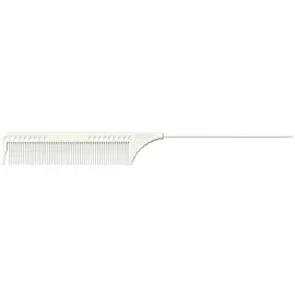JRL PROFESSIONAL Pin Tail Comb 8.8" white