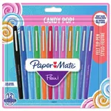 Paper Mate Flair Candy Pop Verschlossener Gelschreiber, Mehrfarben, Mehrfarben, Kunststoff, Medium Rund