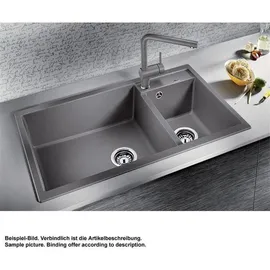 Blanco Metra 9 links anthrazit + Handbetätigung