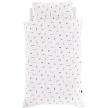 Träumeland Babybettwäsche "Jersey Cats & Dogs", bunt, B/L: 140cm x 200cm, 1 Stk., 1 Stk., Jersey, B/L: 90cm x 70cm, 2 Stk., Jersey, Obermaterial: 100% Baumwolle, Bettwäsche, mit niedlichem Allover-Print