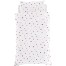 Träumeland Babybettwäsche "Jersey Cats & Dogs", bunt, B/L: 140cm x 200cm, 1 Stk., 1 Stk., Jersey, B/L: 90cm x 70cm, 2 Stk., Jersey, Obermaterial: 100% Baumwolle, Bettwäsche, mit niedlichem Allover-Print