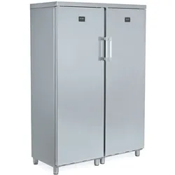 Grauer Doppeltür-Kühlschrank 1820x1220x650mm