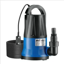 Wiltec Tauchpumpe 400 W Schmutzwasserpumpe 6000 l/h max. Förderhöhe 7 m