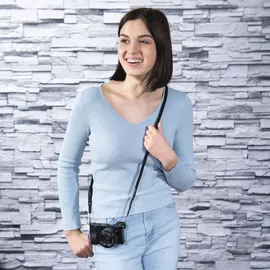 Hama Kameragurt Braid 120 schwarz